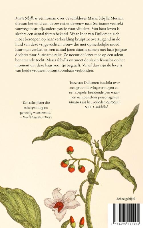 Achterkant van Maria Sibylla