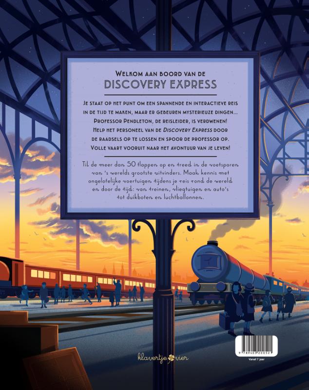 Achterkant van Aan boord van de Discovery Express