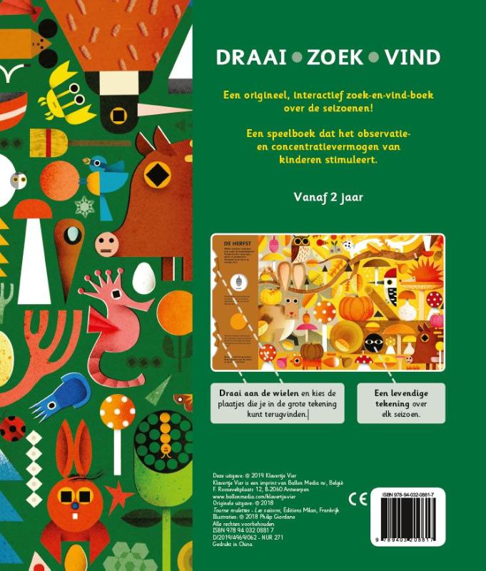 Achterkant van De seizoenen
