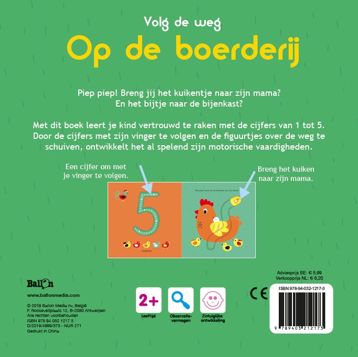 Achterkant van Op de boerderij