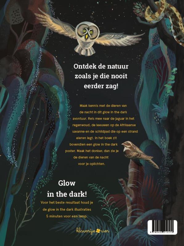 Achterkant van Dieren in de nacht