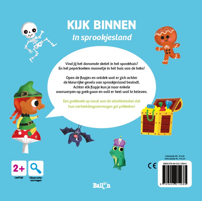 Achterkant van In sprookjesland