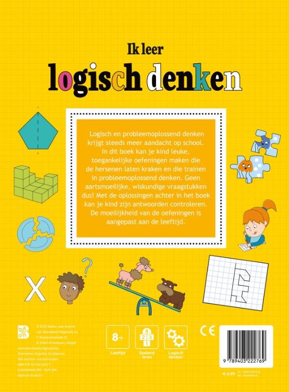 Achterkant van Ik leer logisch denken 8-9 jaar