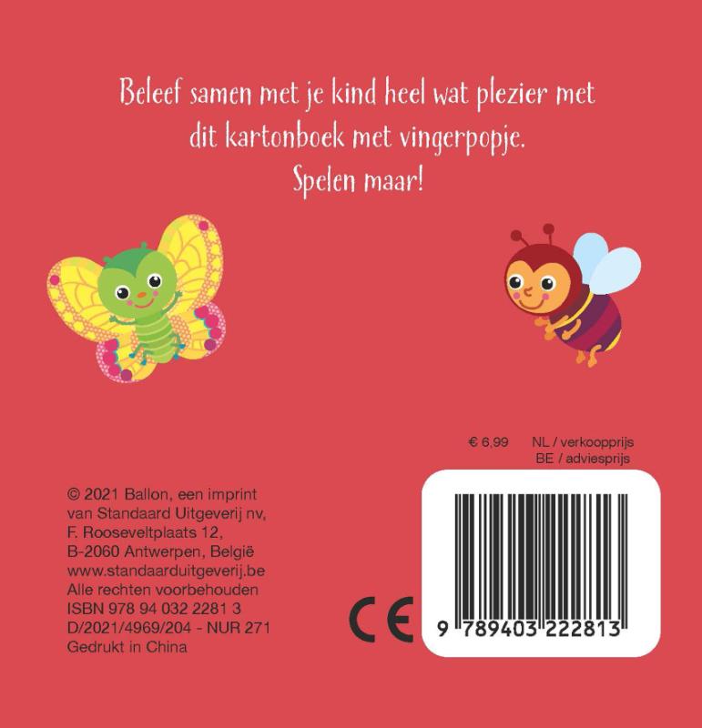 Achterkant van Rupsje heeft honger