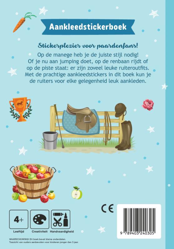 Achterkant van Mini Fashionistas: Paarden