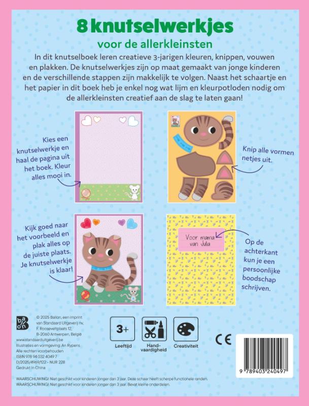 Achterkant van Ik leer knippen: Babydieren