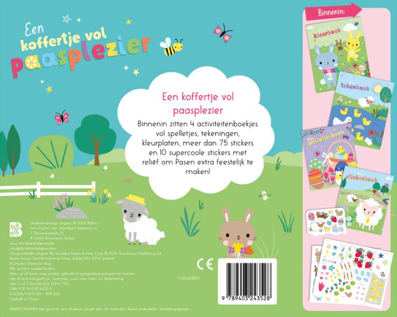 Achterkant van Een koffertje vol paasplezier