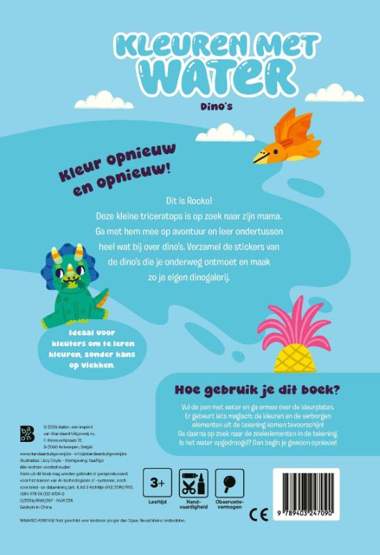 Achterkant van Dino's
