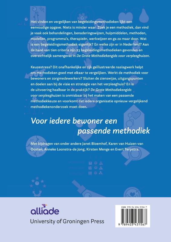 Achterkant van Methodiekengids voor verpleeghuizen