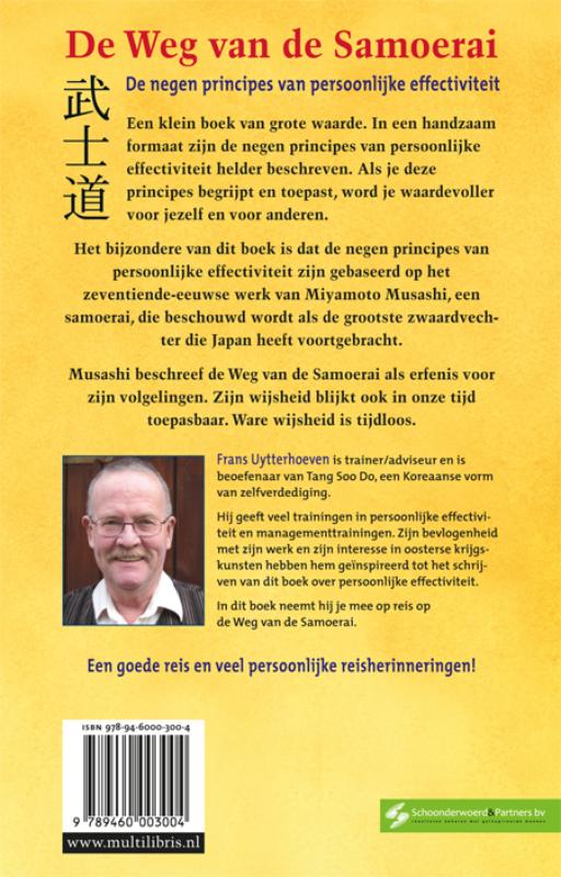 Achterkant van De Weg van de Samoerai