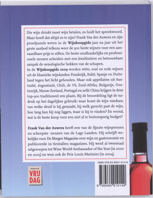 Achterkant van 2009
