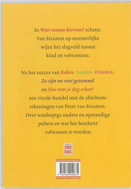 Achterkant van Weet mama hiervan?