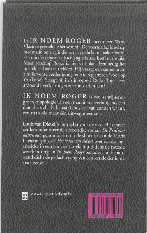 Achterkant van Ik noem Roger