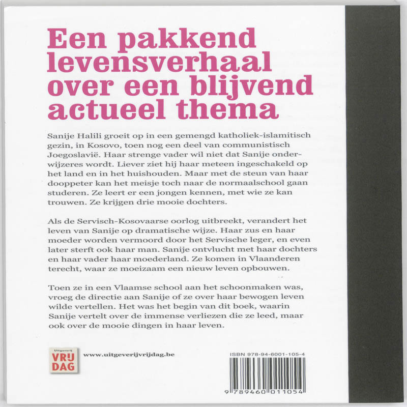 Achterkant van Vrijgevochten