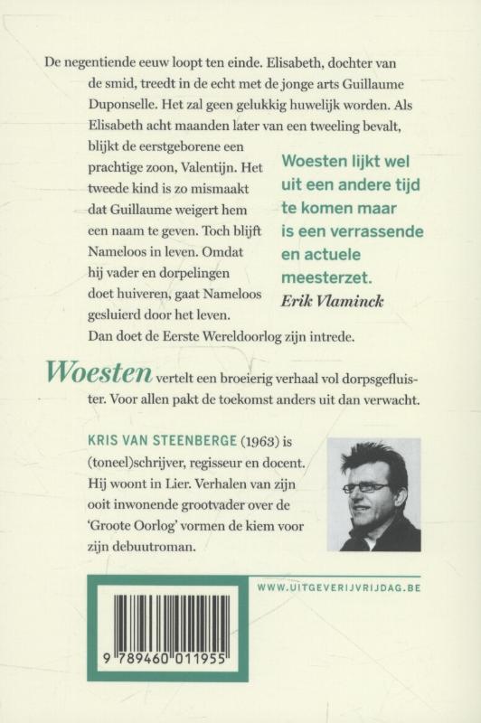 Achterkant van Woesten