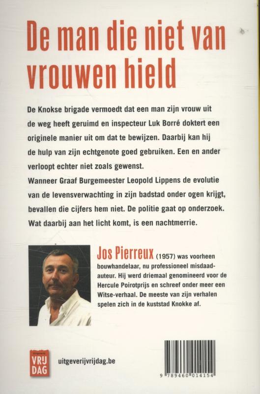 Achterkant van De man die niet van vrouwen hield
