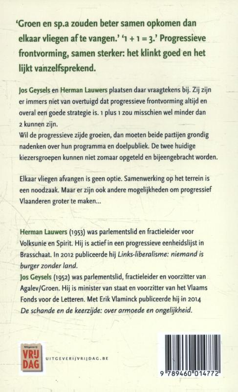 Achterkant van Valkuilen van de progressieve frontvorming