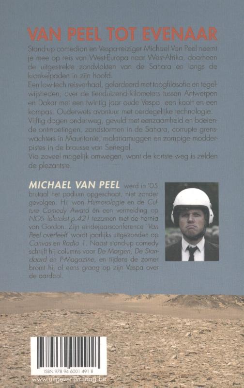 Achterkant van Van Peel tot Evenaar