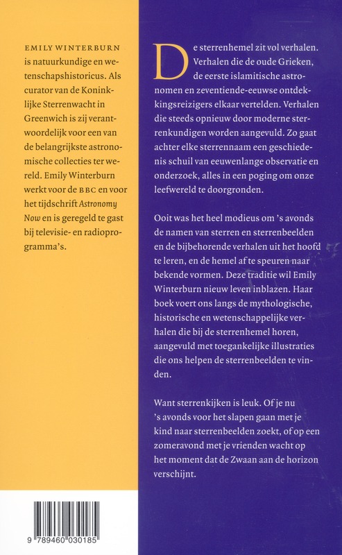 Achterkant van Kijken naar de sterren