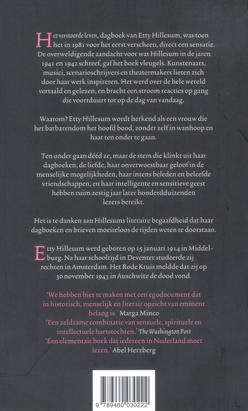 Achterkant van Het verstoorde leven