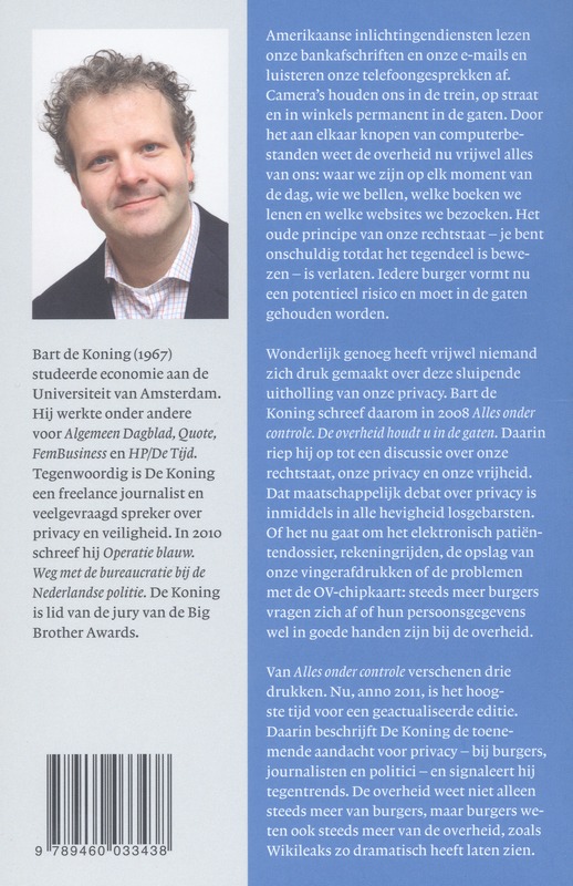 Achterkant van Alles onder controle