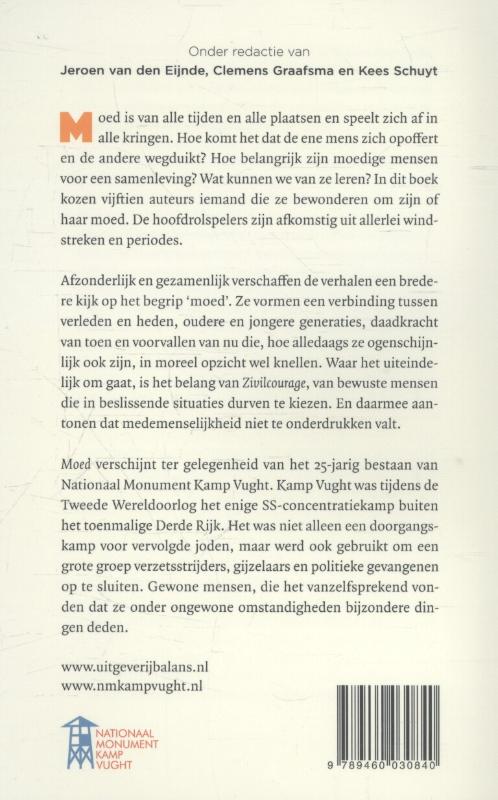 Achterkant van Moed