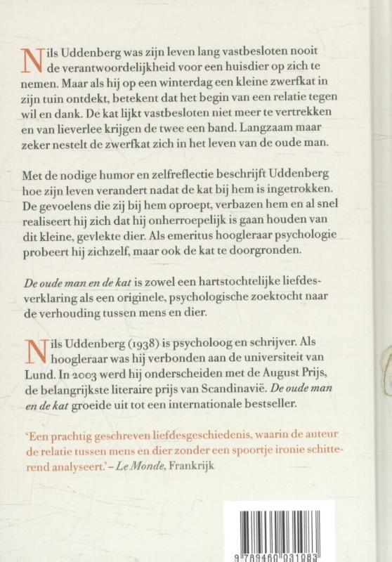 Achterkant van De oude man en de kat