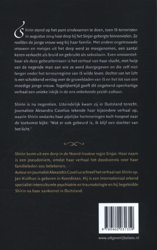 Achterkant van Dochter van het licht