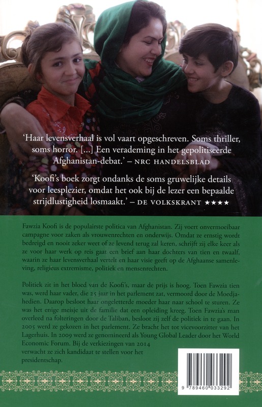 Achterkant van Brieven aan mijn dochters