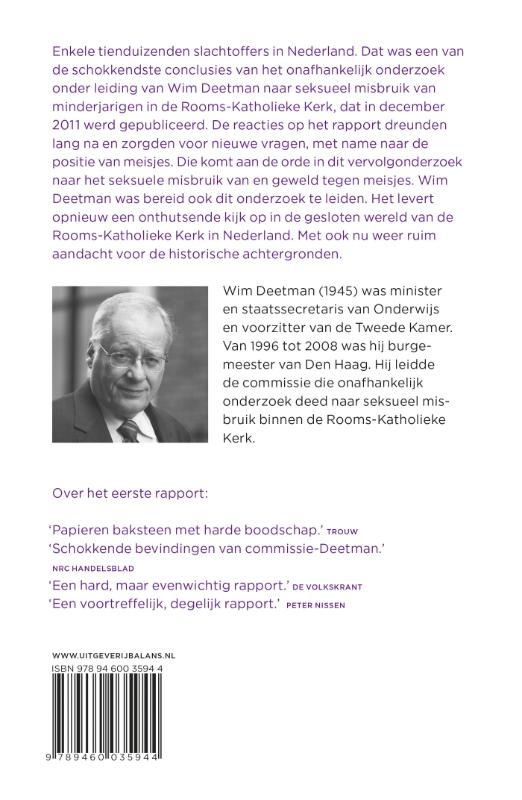 Achterkant van Seksueel misbruik van en geweld tegen meisjes in de Rooms-Katholieke kerk