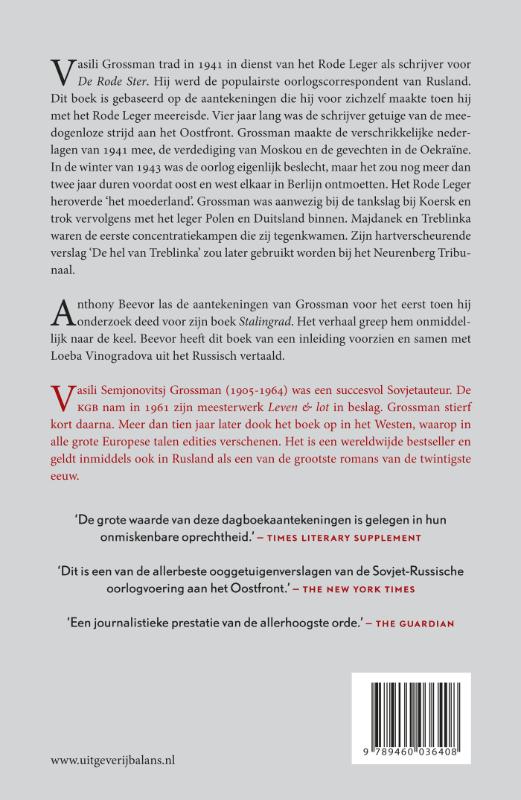 Achterkant van Een schrijver in oorlog