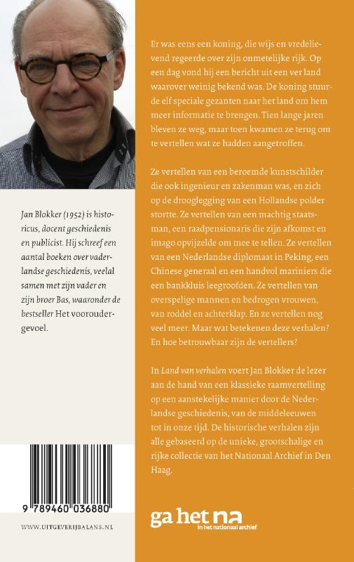 Achterkant van Land van verhalen