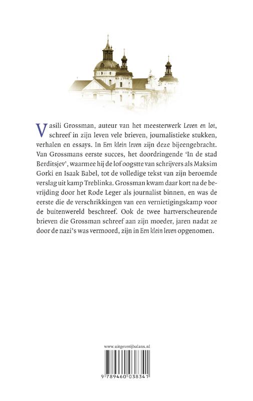 Achterkant van Een klein leven