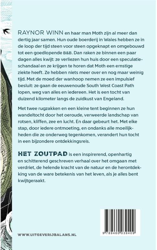 Achterkant van Het zoutpad
