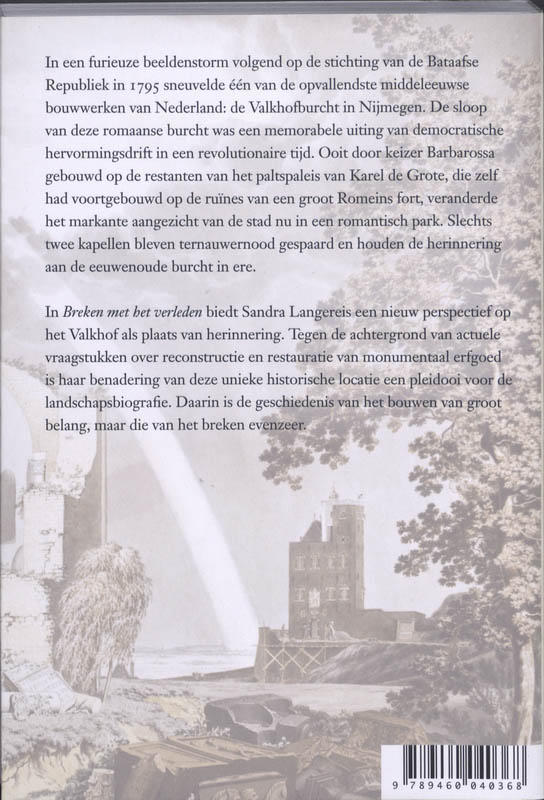 Achterkant van Breken met het verleden