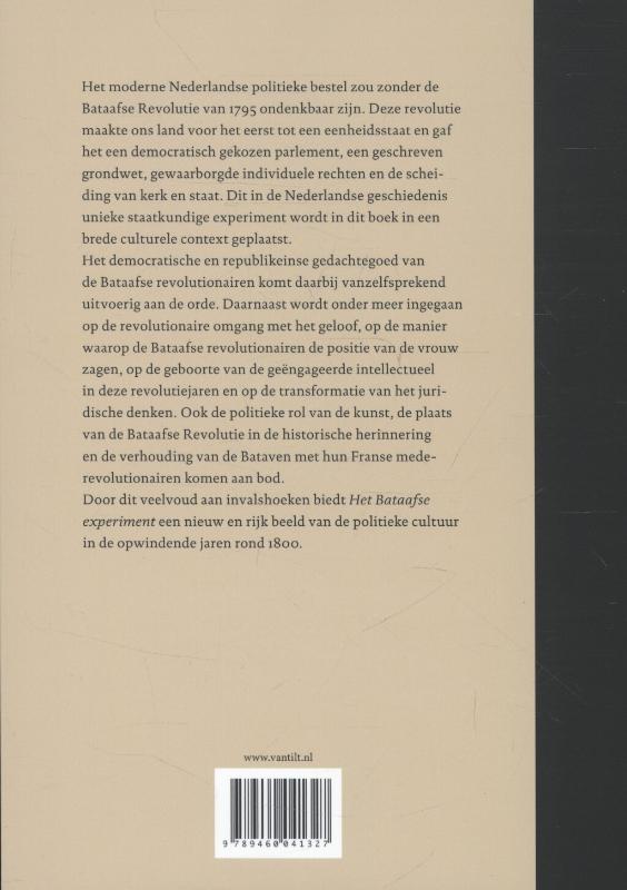 Achterkant van Het Bataafse experiment