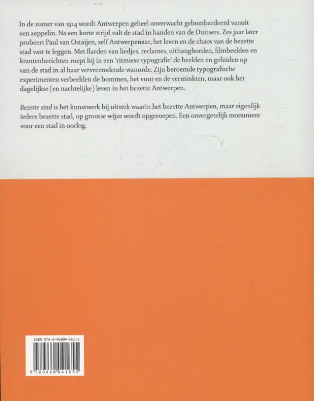 Achterkant van Bezette stad