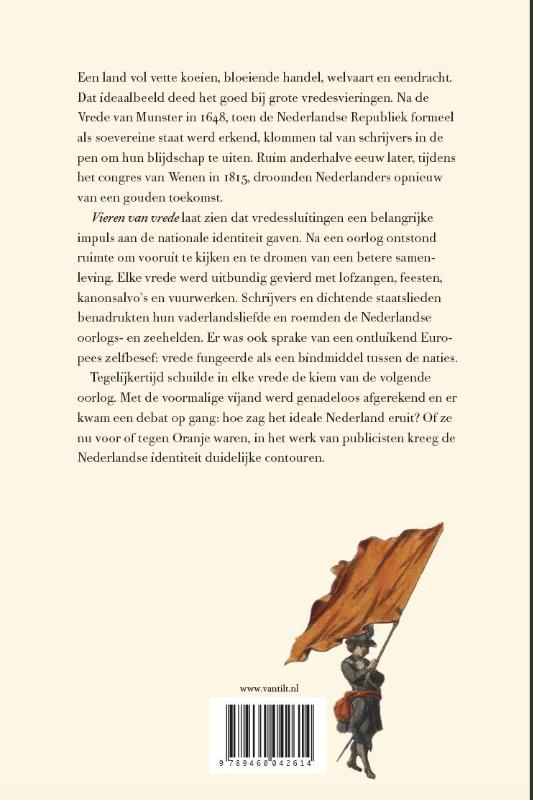 Achterkant van Vieren van vrede