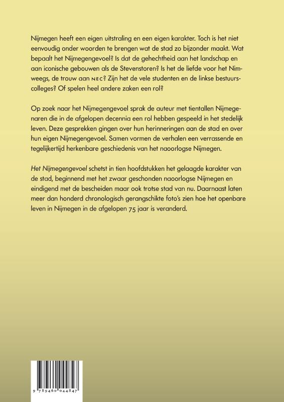 Achterkant van Het Nijmegengevoel