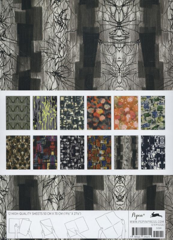 Achterkant van 1950s abstract