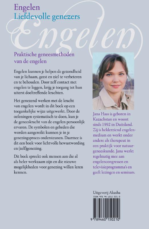 Achterkant van Engelen liefdevolle genezers