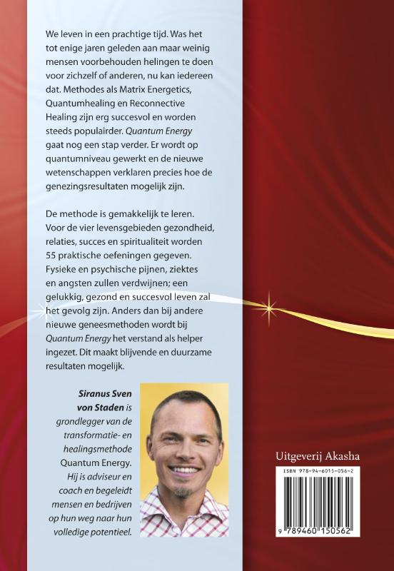 Achterkant van Quantum energy