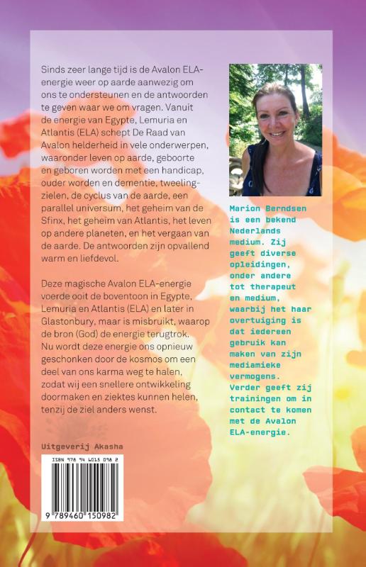 Achterkant van De terugkeer van de Avalon ELA energie