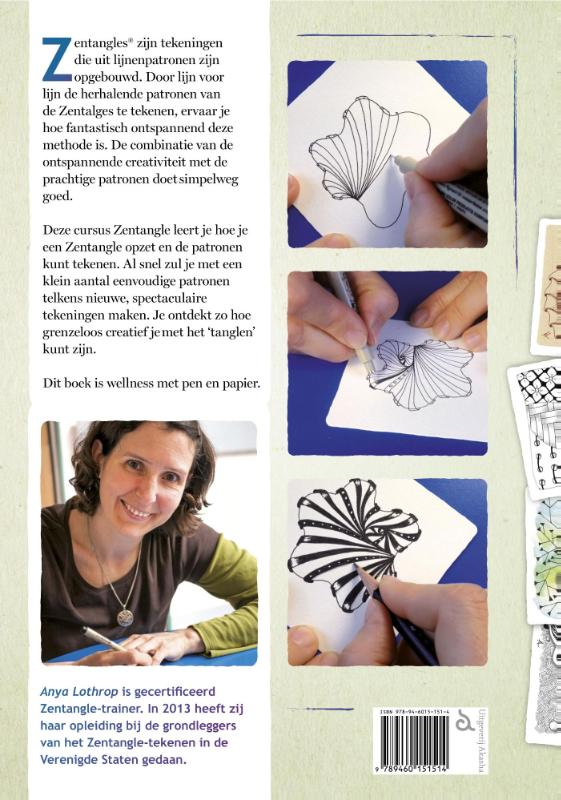 Achterkant van Cursus zentangle