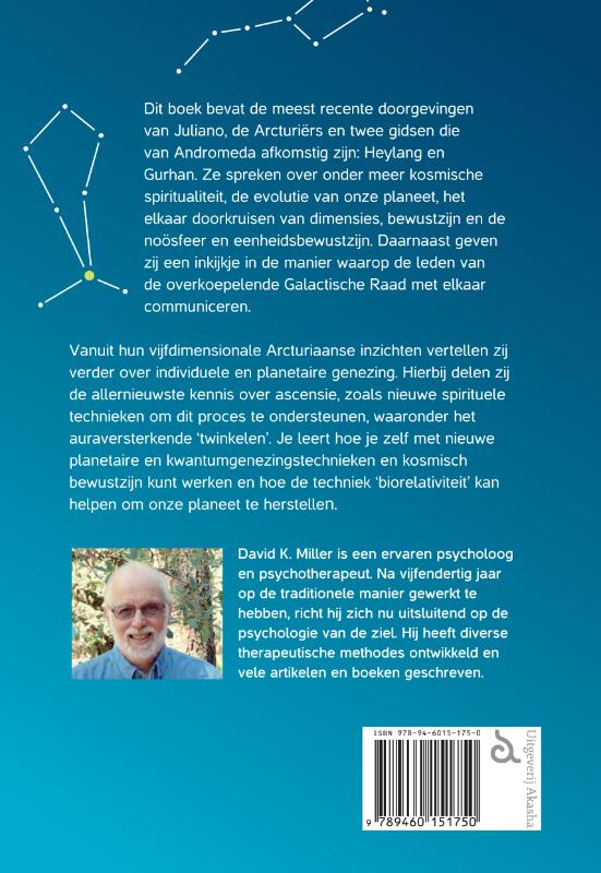 Achterkant van In verbinding met de Arcturiërs