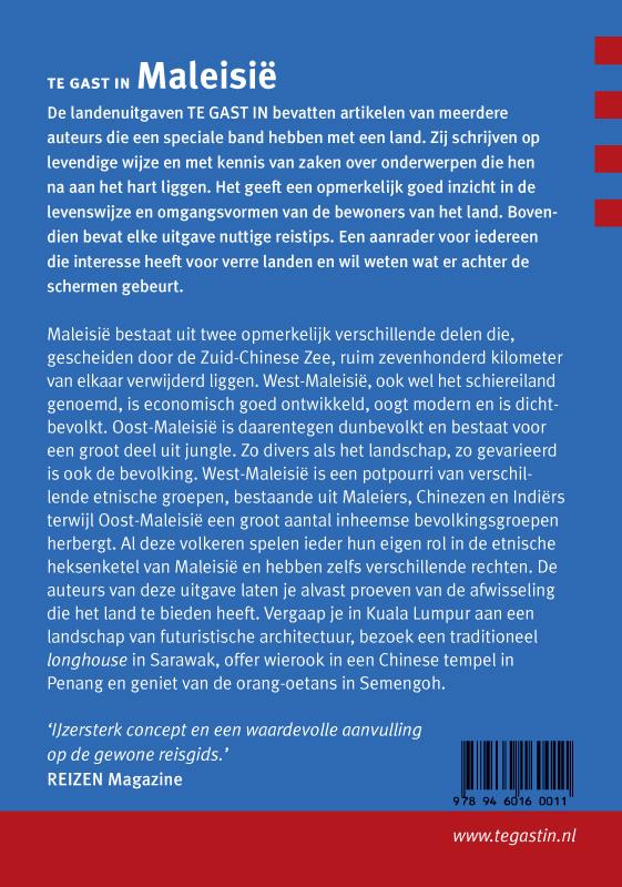 Achterkant van Te gast in Maleisie
