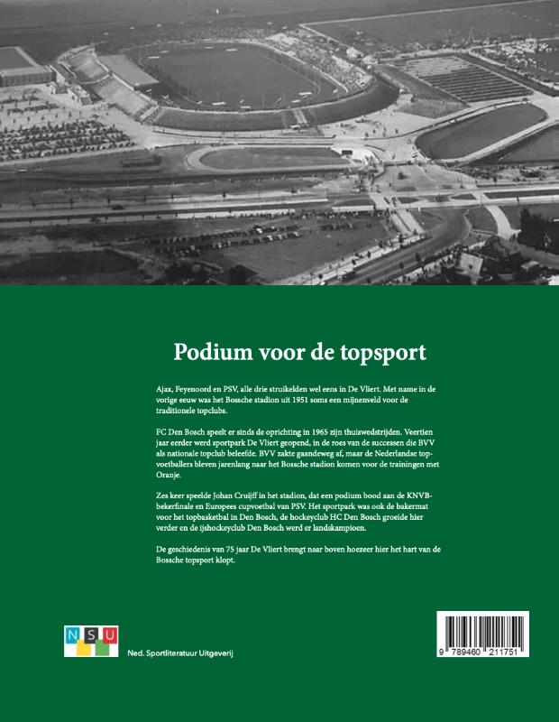 Achterkant van Het hart van de Bossche sport