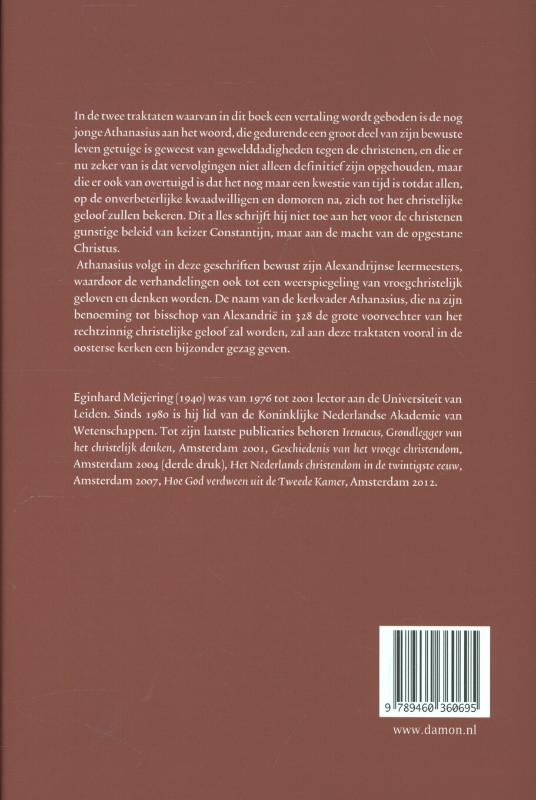 Achterkant van De overwinning van het christendom