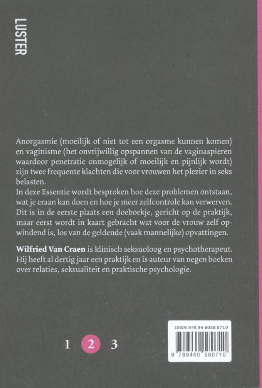 Achterkant van De essentie Seks zonder stress voor vrouwen