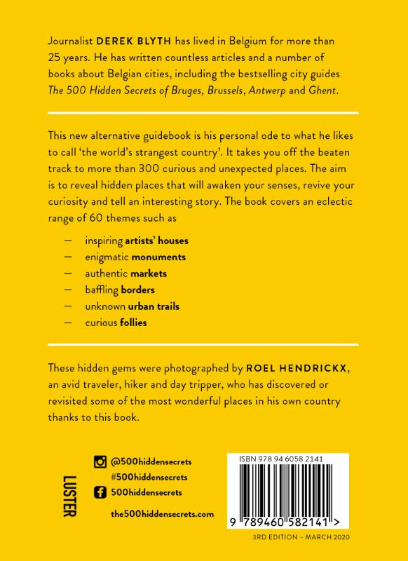 Achterkant van The Hidden Secrets of Belgium